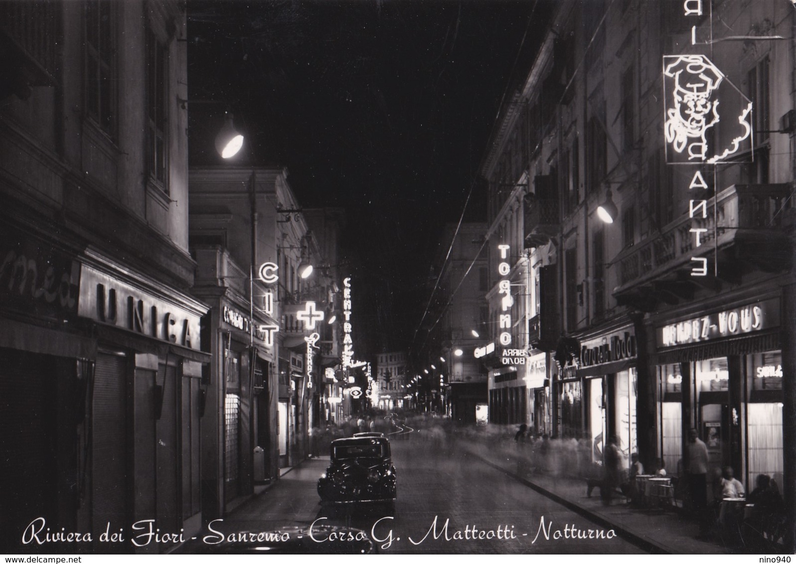 SANREMO (IM) - CORSO G. MATTEOTTI - NOTTURNO - F/G - V - San Remo