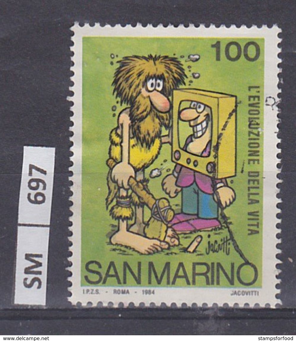 SAN MARINO  1984	Jacovitti L. 100 Usato - Used Stamps
