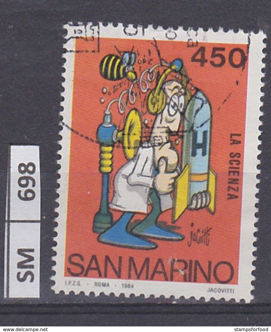 SAN MARINO  1984	Jacovitti L. 450 Usato - Used Stamps