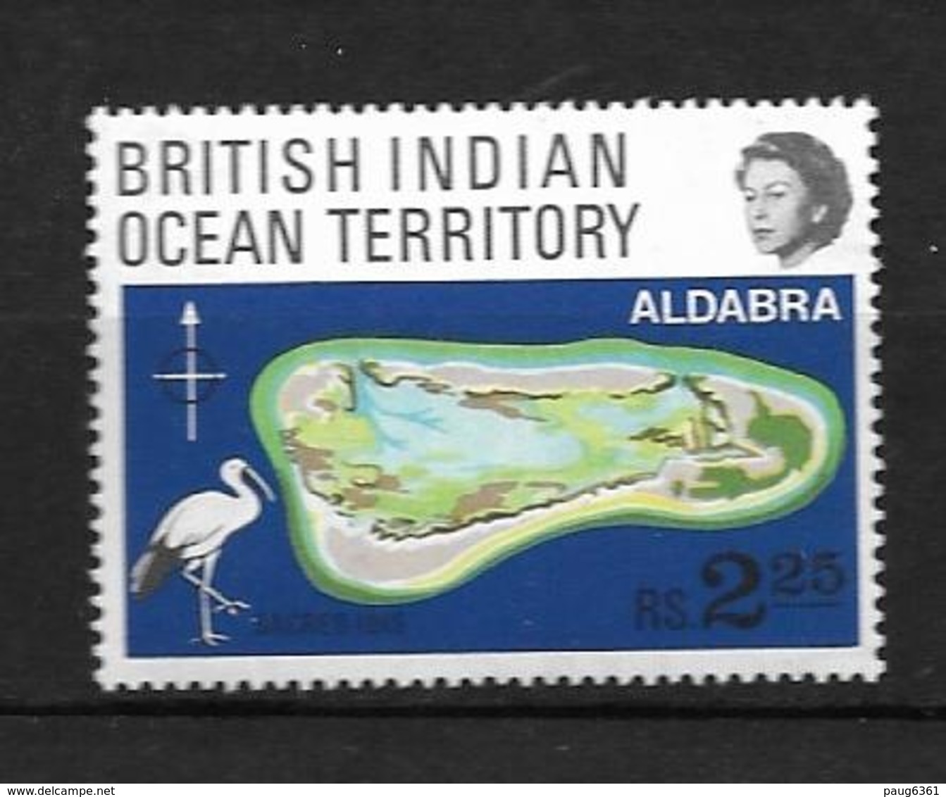 OCEAN INDIEN 1969 ALDABRA  YVERT N°31 NEUF MNH** - Territoire Britannique De L'Océan Indien