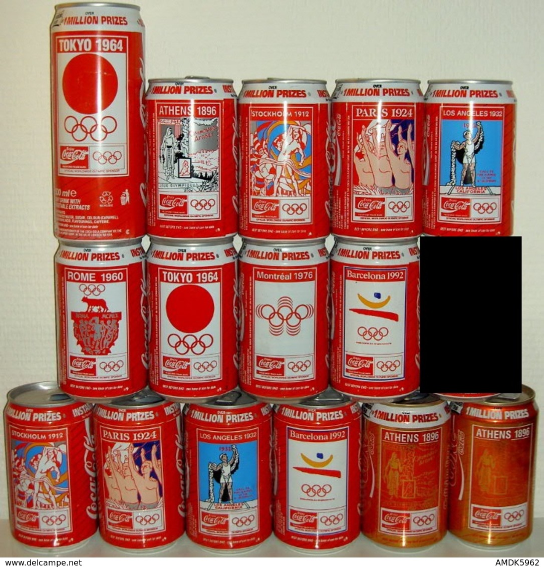CAN-GRANDE BRETAGNE-1992-BARCELONA 1992 (15 Cans) - Cannettes