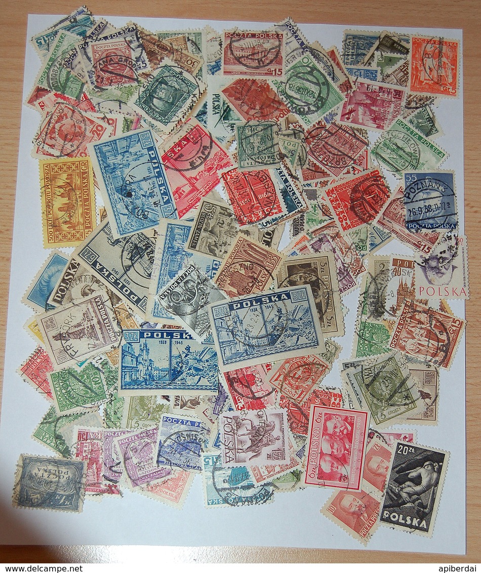 Pologne ( Polska ) - 200 Stamps Used - Lots & Kiloware (mixtures) - Max. 999 Stamps