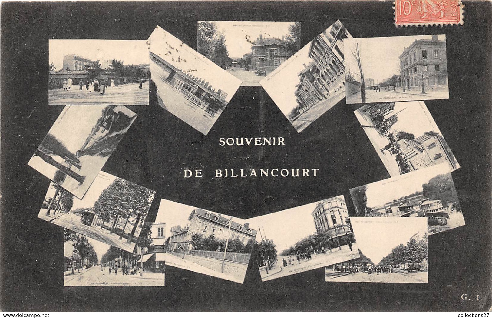 92-BILLANCOURT- SOUVENIR MULTIVUES - Boulogne Billancourt