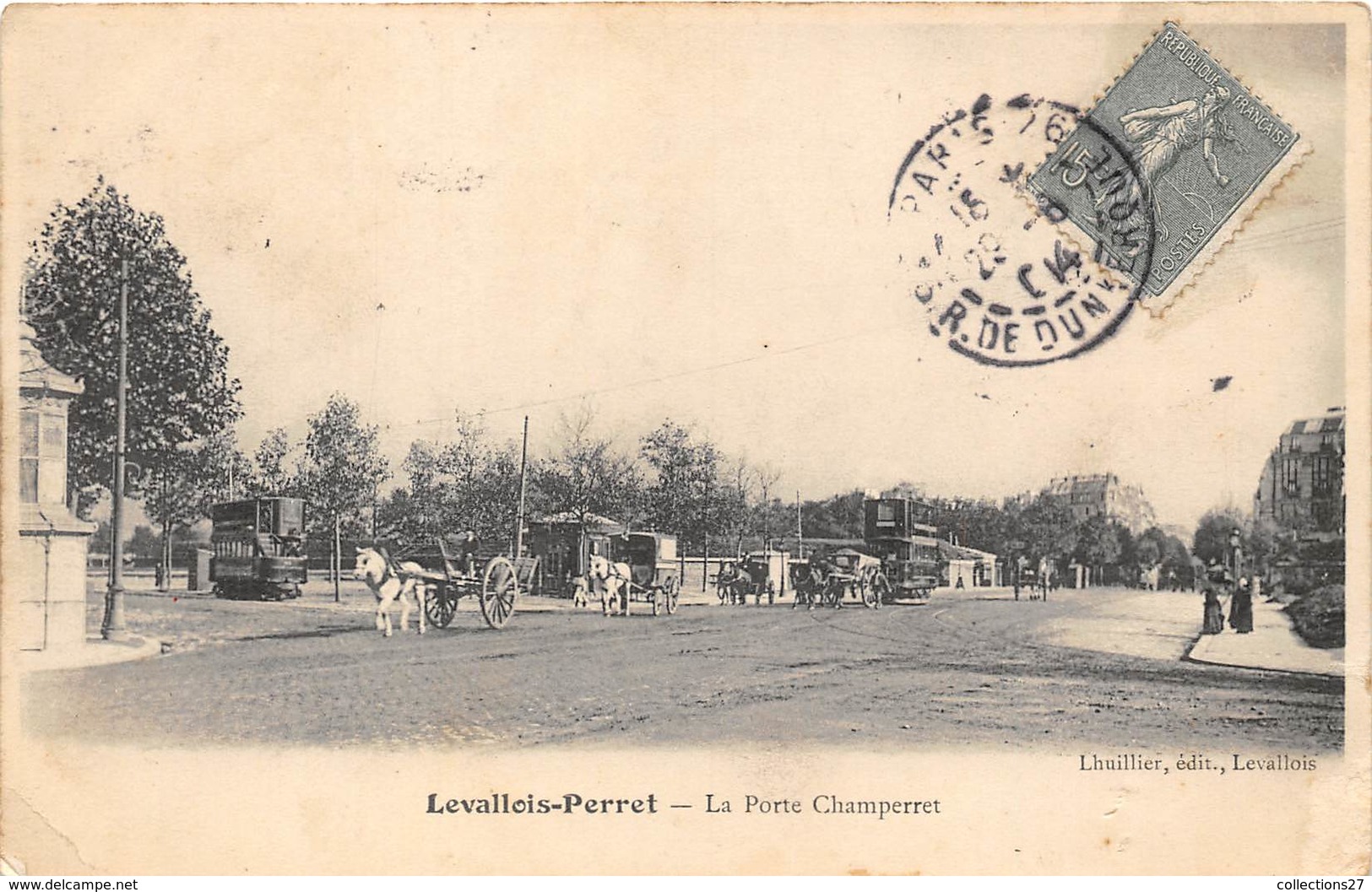 92-LEVALLOIS-PERRET- PORTE CHAMPERRET - Levallois Perret