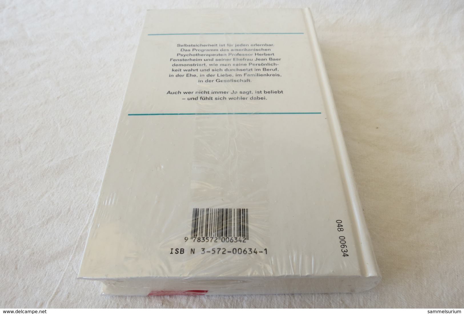 Herbert Fensterheim/Jean Baer "Sag Nicht Ja, Wenn Du Nein Sagen Willst" Ungelesen, Orig Eingeschweißt - Psicología