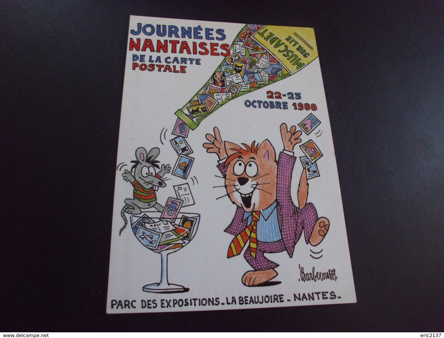 BELLE ILLUSTRATION ...JOURNEE NANTAISES DE LA CP ..1988 - Barberousse