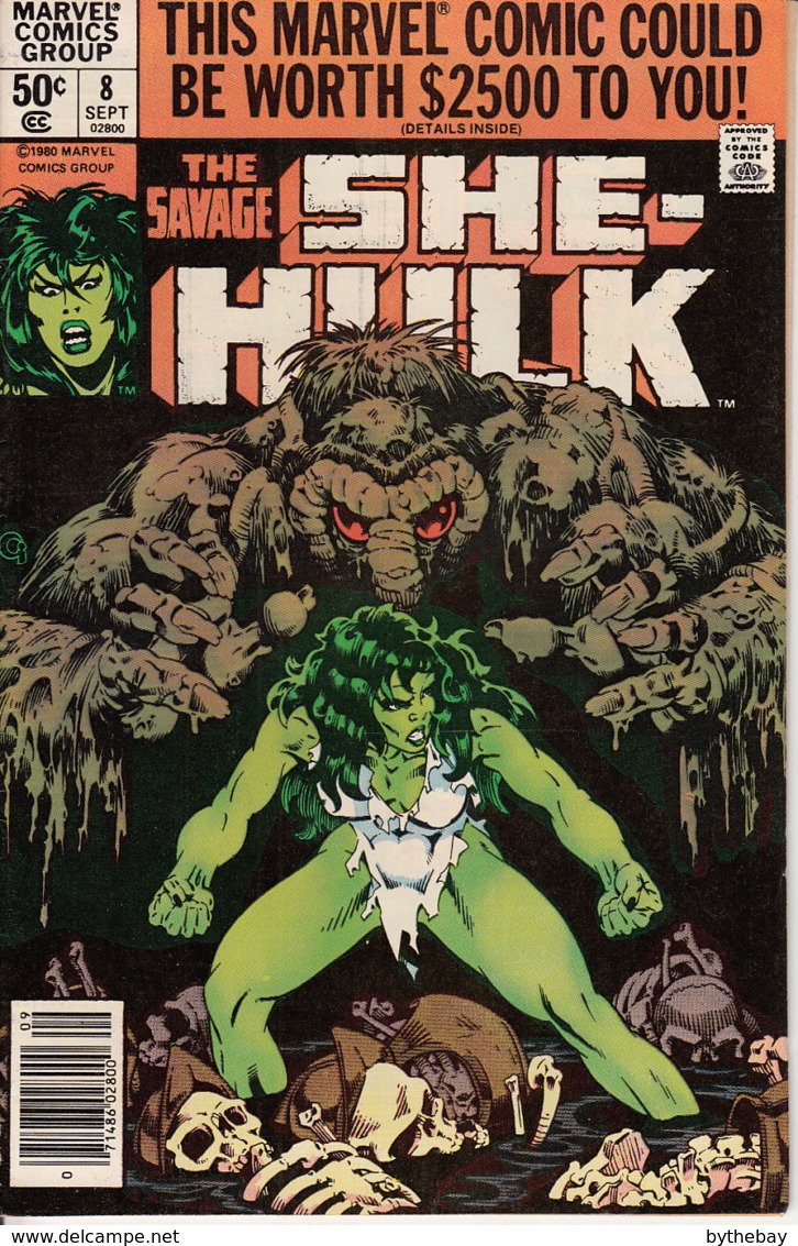 She-Hulk Vol. 1 No. 8 September 1980 Among The Ogres! - Marvel