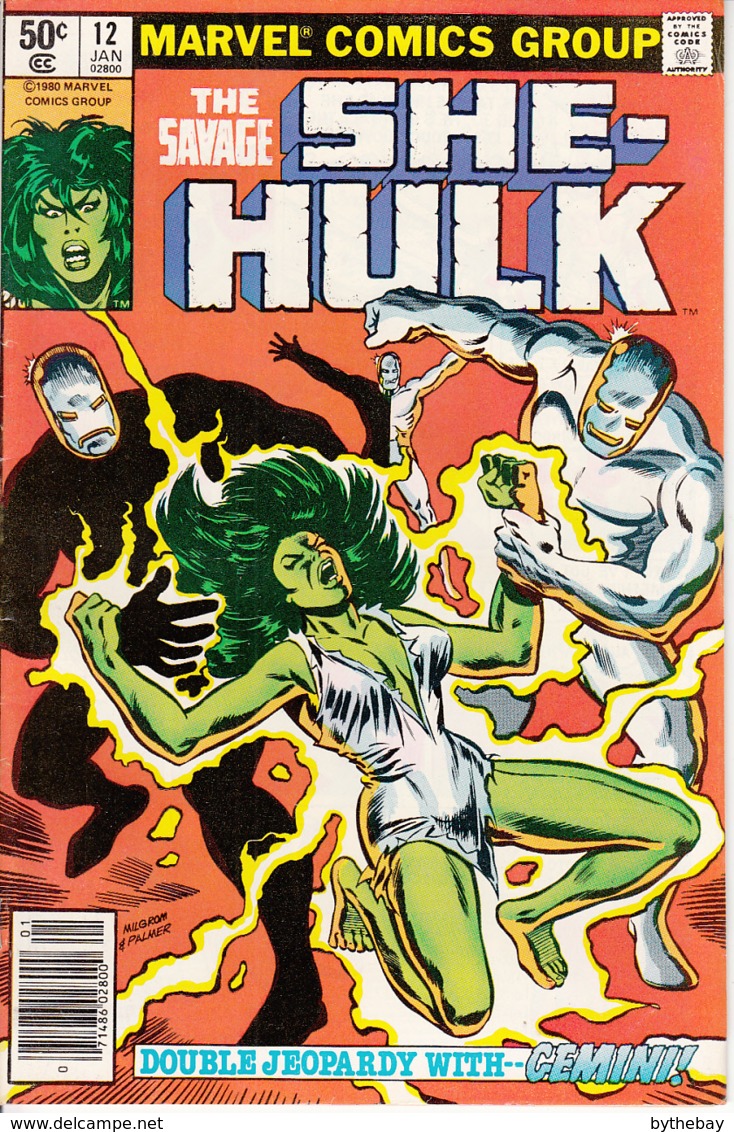 She-Hulk Vol. 1 No. 12 January 1981 Reason And Rage! - Marvel