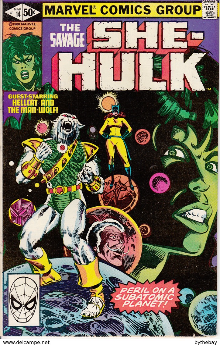 She-Hulk Vol. 1 No. 14 March 1981 Life In The Bloodstream! - Marvel