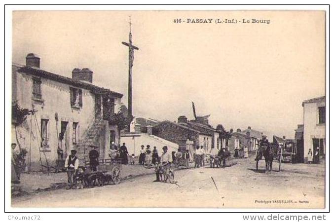 191, (Loire Atlantique) Passay, Vasselier 416, Voiture Attelage De Chien - Autres & Non Classés