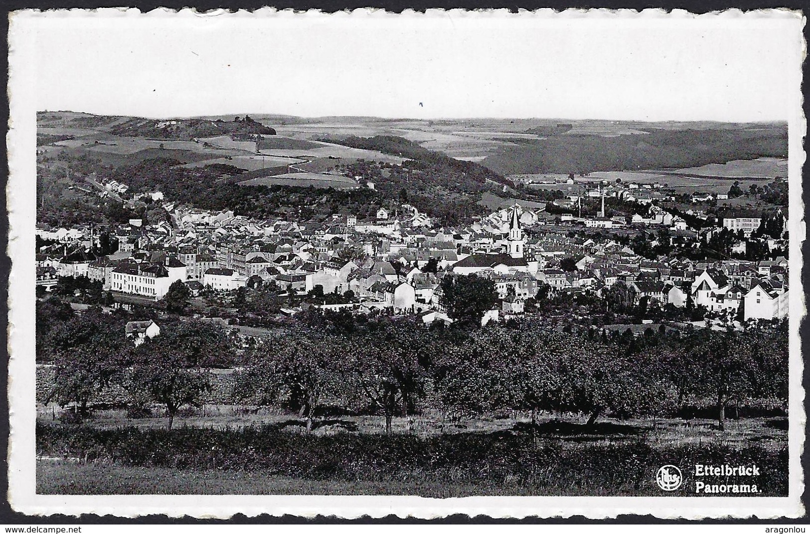 Ettelbruck Panorama Centre-ville , Carte Ancienne (2scans) - Ettelbruck