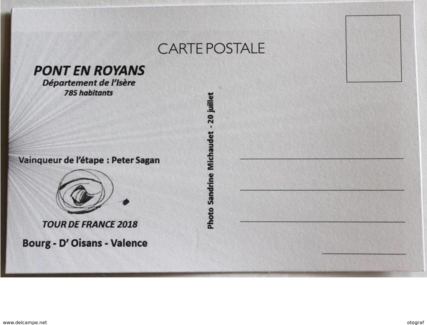 Carte Postale Caravane Publicitaire TDF 2018 - " Krys " Pont En Royans - Cyclisme