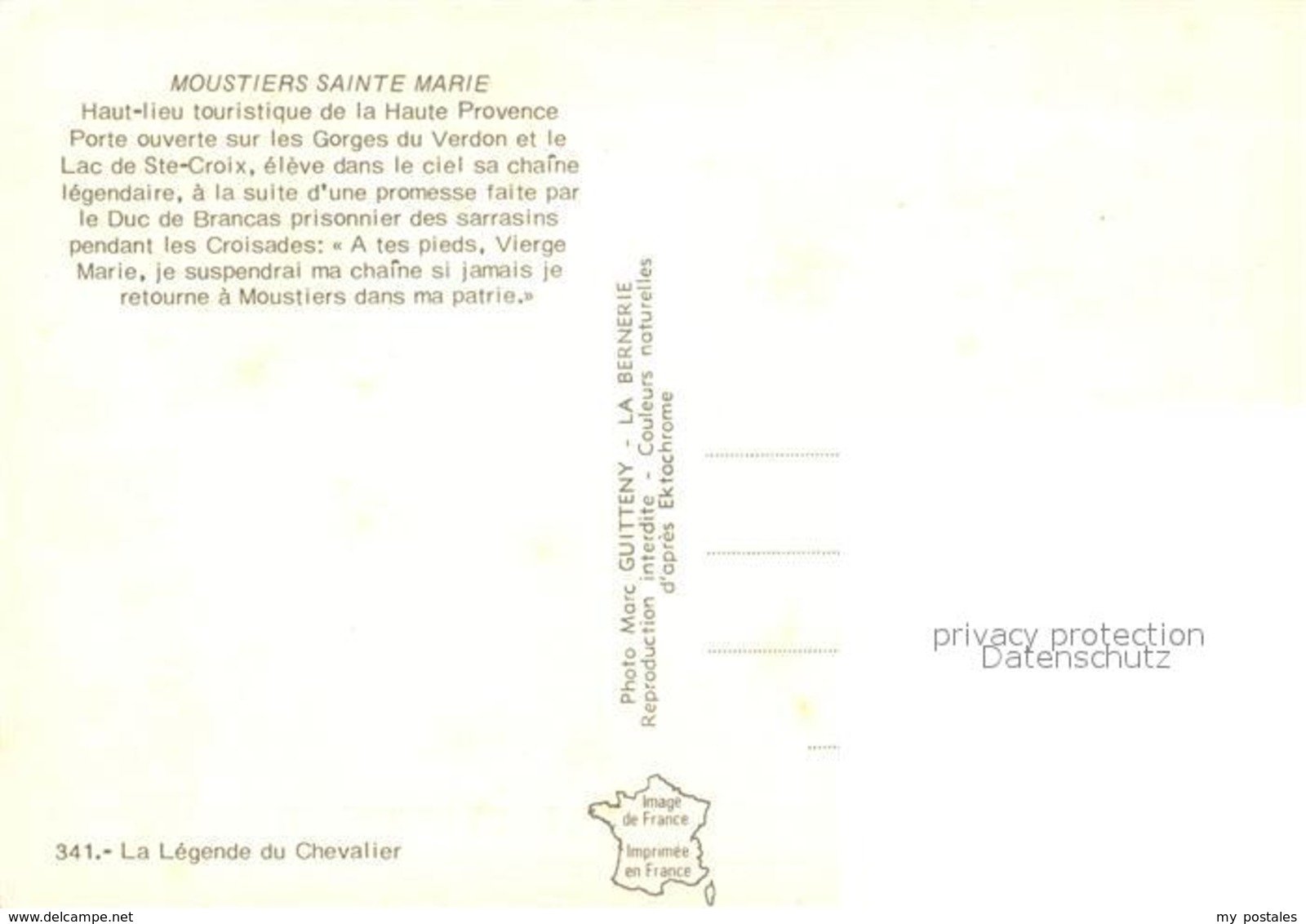 13258413 Moustiers-Sainte-Marie Vue Partielle Moustiers-Sainte-Marie - Andere & Zonder Classificatie