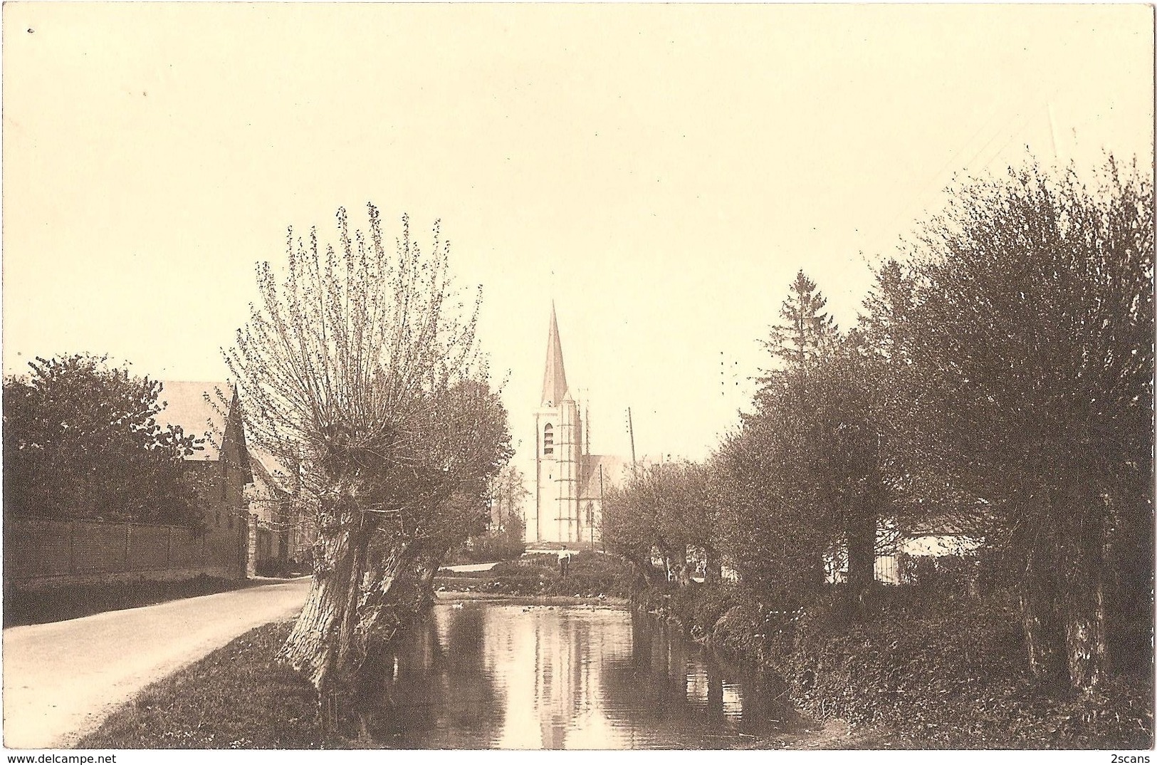 Dépt 80 - AILLY-LE-HAUT-CLOCHER - ÉPREUVE De CARTE POSTALE (photo LELONG) + PLAQUE De VERRE D'origine - Édit. Caumartin - Ailly Le Haut Clocher