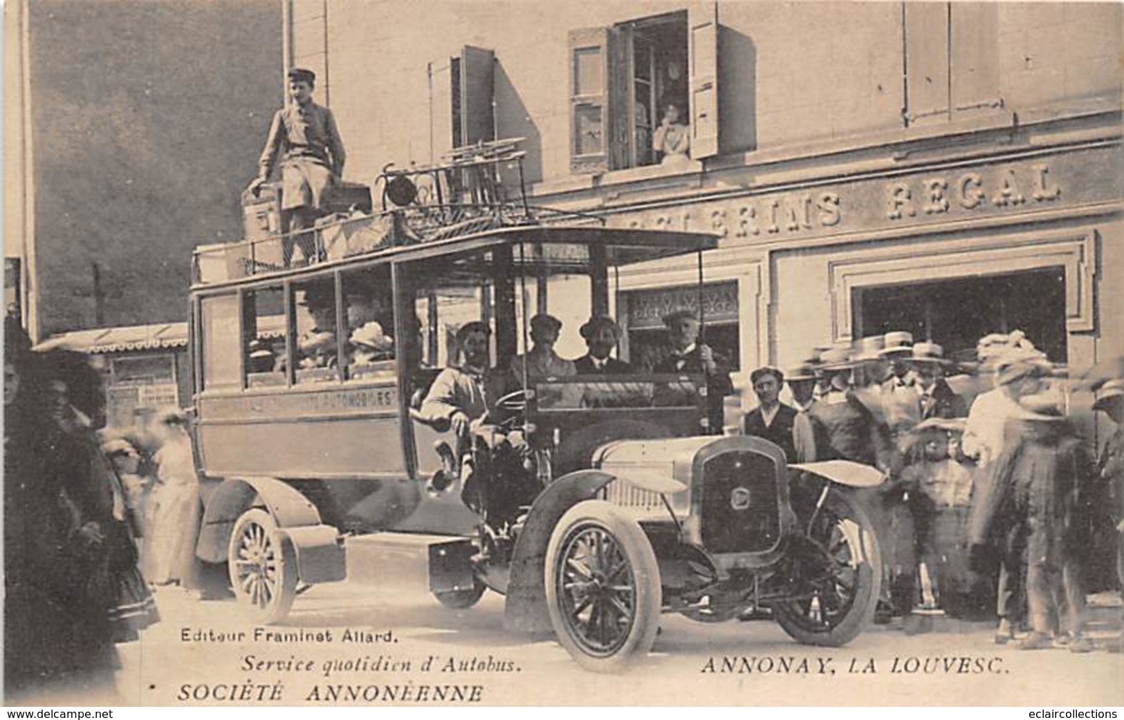 Annonay      07         Autobus Annonay La Louvesc    (voir Scan) - Annonay