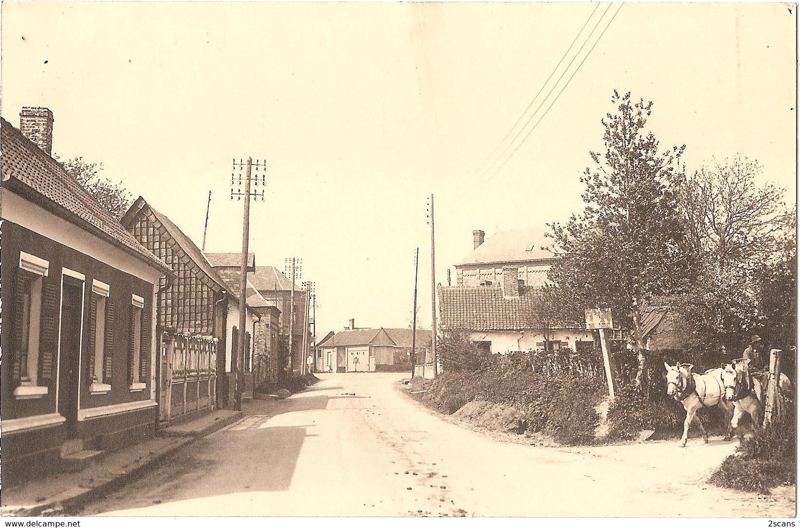 Dépt 80 - AILLY-LE-HAUT-CLOCHER - ÉPREUVE De CARTE POSTALE (photo R. LELONG) + PLAQUE De VERRE - Édition E. Caumartin - Ailly Le Haut Clocher