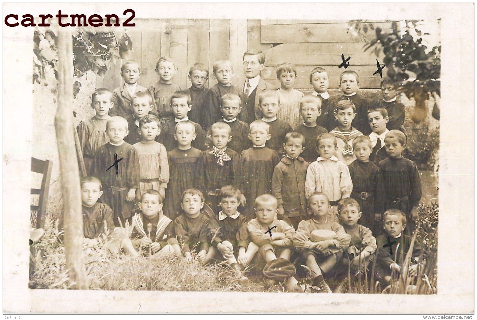 CARTE PHOTO : MAILLEZAIS PHOTO DE CLASSE ECOLE ECOLIERS LOUIS MORIN 85 VENDEE - Maillezais