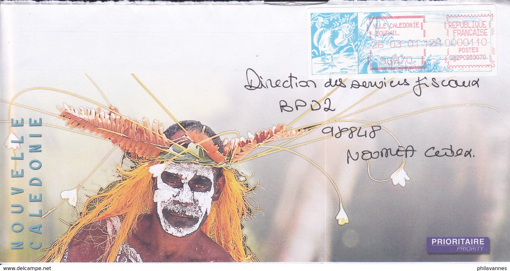 Nouvelle Calédonie, Lettre De BOURAIL, 2001 ( NC22) - Brieven En Documenten
