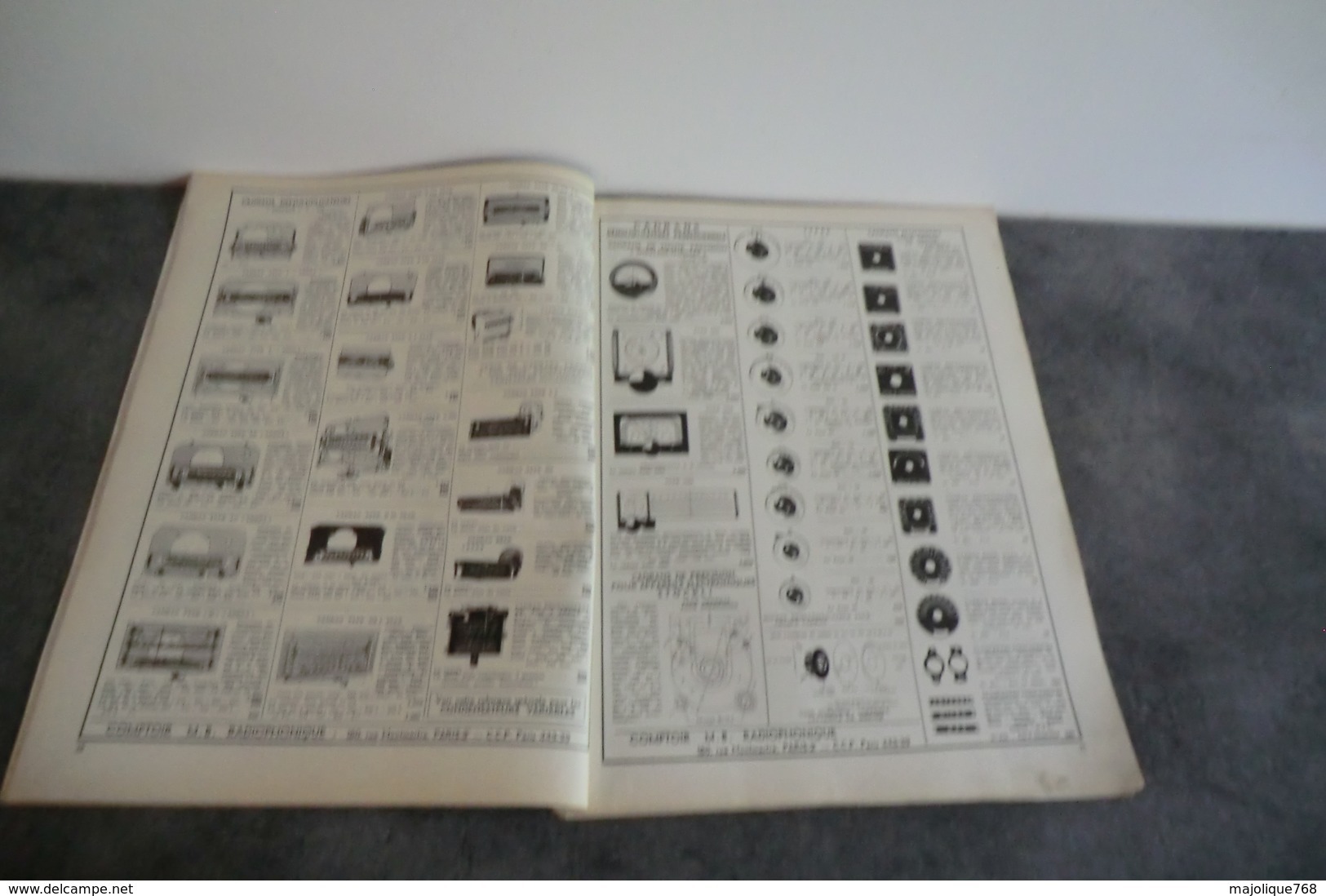 Comptoir M B Radiophonique Présente Son Nouveau Catalogue Générale - Année 1950 - La Couverture Au Verso Se Détache - - Componenti