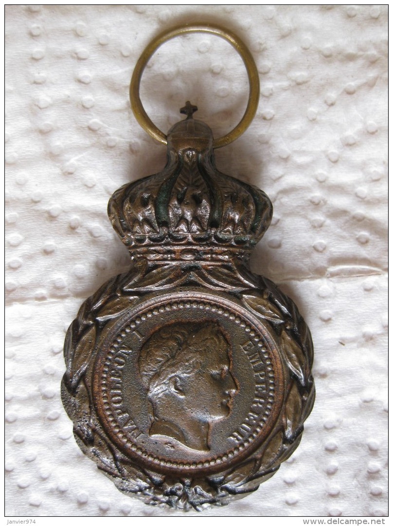 Médaille De Sainte-Hélène,  Napoléon I, Campagne De 1792 à 1815, à Ses Compagnons De Gloire,1821 - Avant 1871