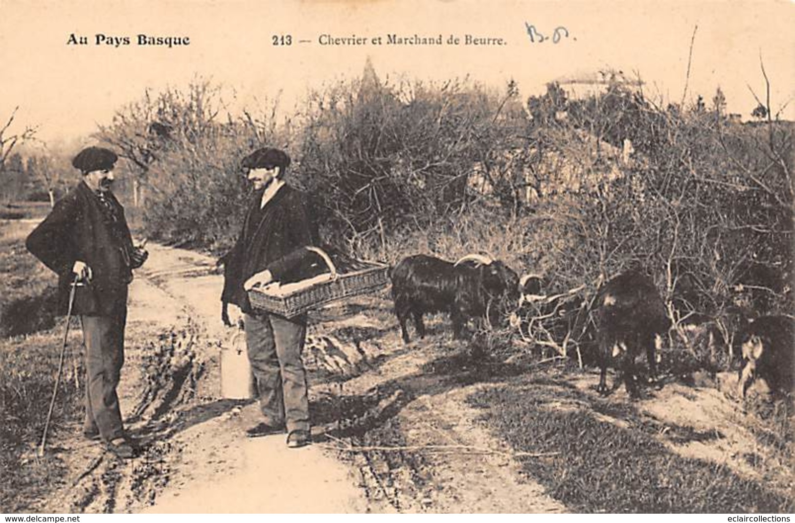 Au Pays Basque      64       Chevrier Et Marchand De Beurre              (voir Scan) - Autres & Non Classés