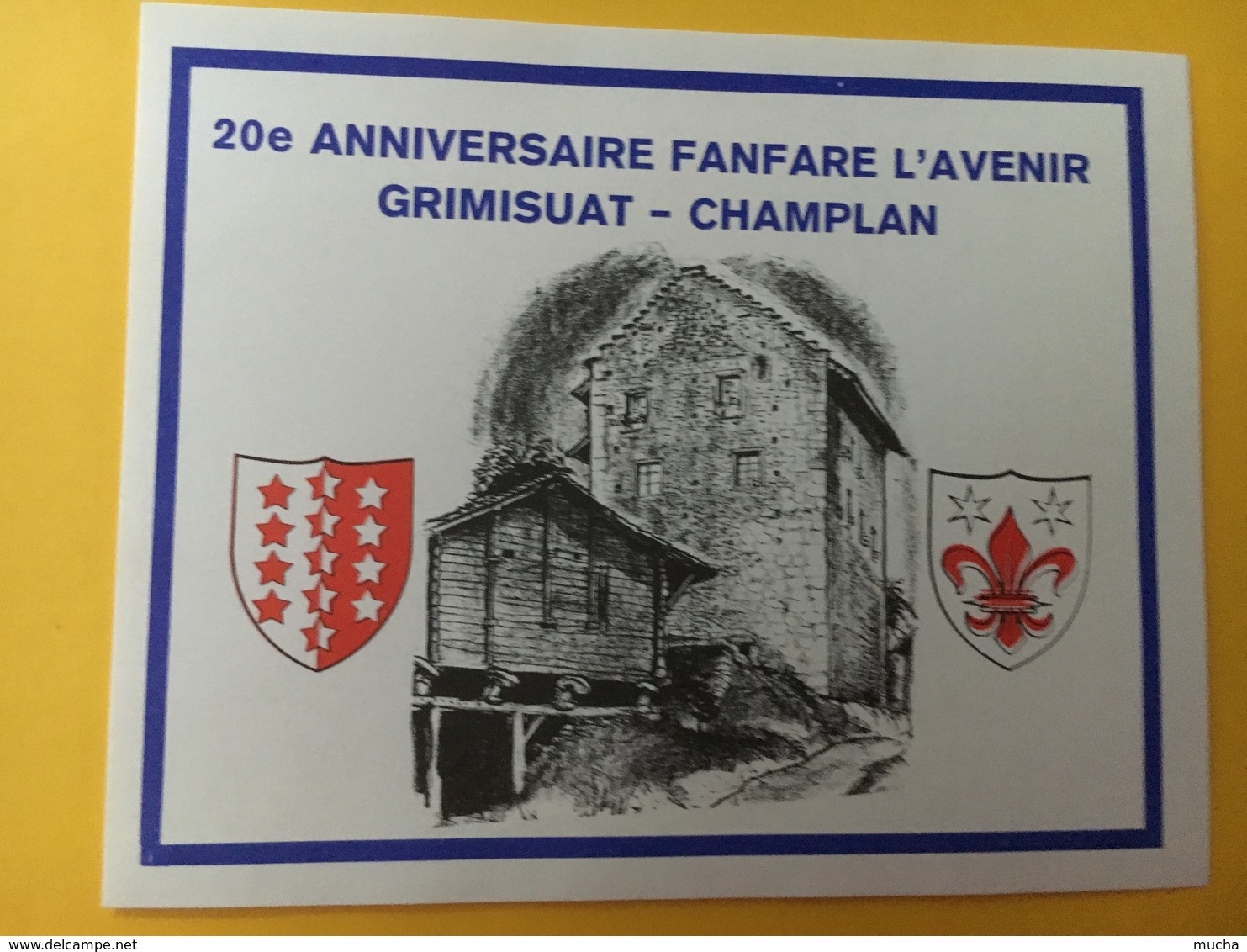 8759 -20 E Anniversaire Fanfare L'Avenir Grimisuat-Champlan Suisse - Música