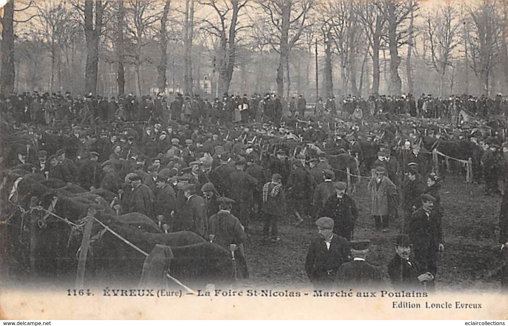 Evreux      27     La  Foire Saint Nicolas  Marché Aux Poulains     (voir Scan) - Evreux