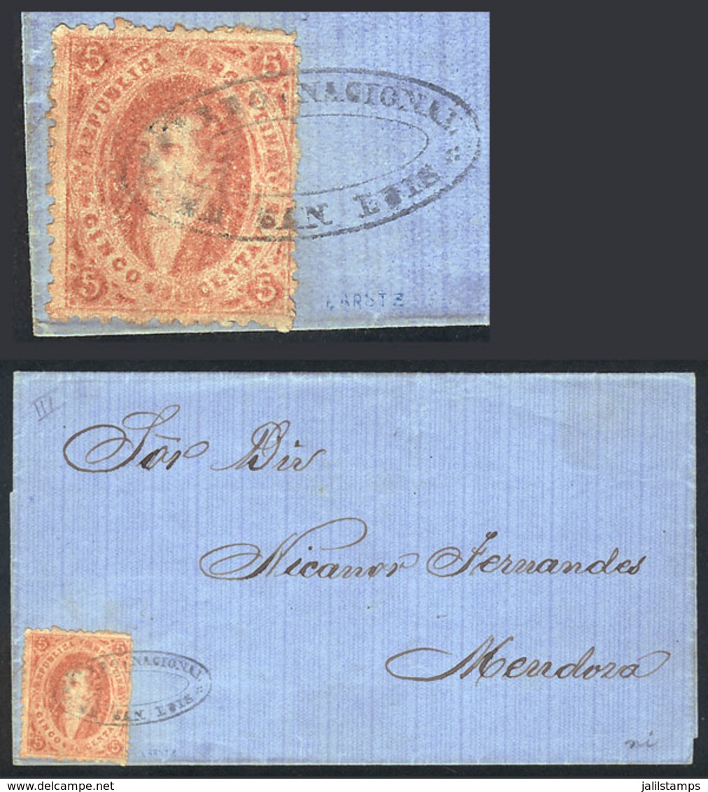 161 ARGENTINA: GJ.20d, 3rd Printing, Orange, Dirty Plate Variety, Absolutely Superb - Other & Unclassified