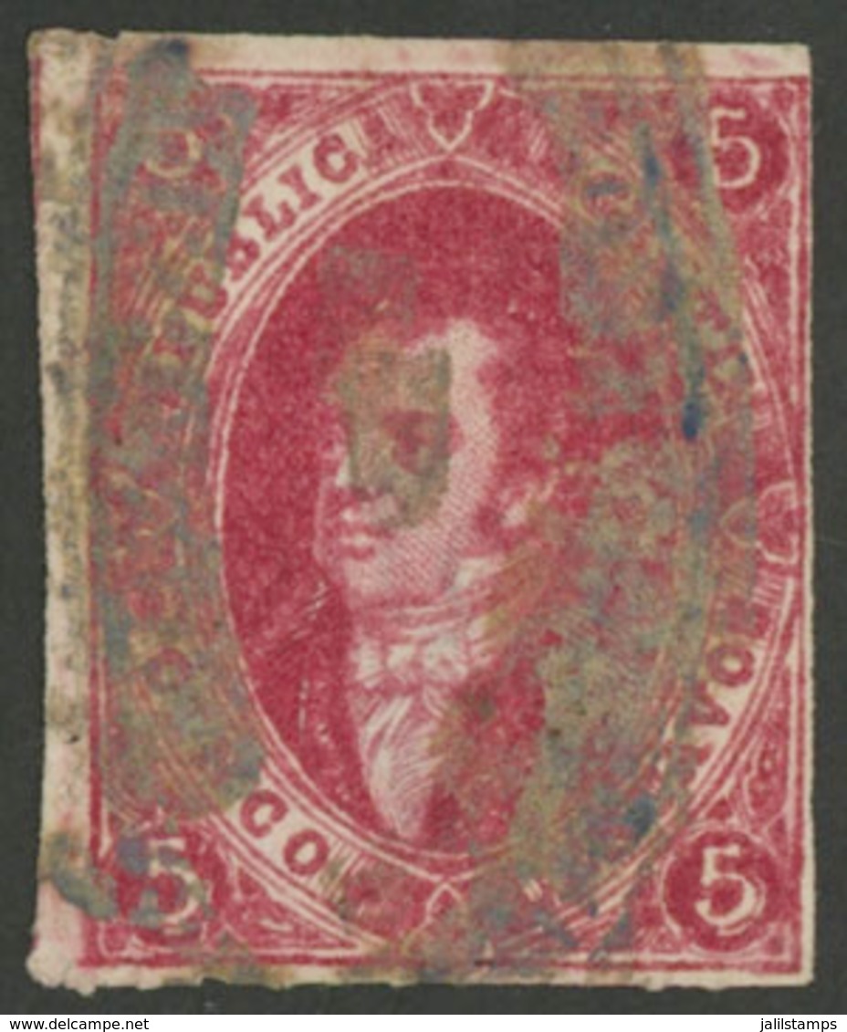 183 ARGENTINA: GJ.26, 5th Printing, With CHASCOMÚS Cancel, Excellent Quality! - Other & Unclassified