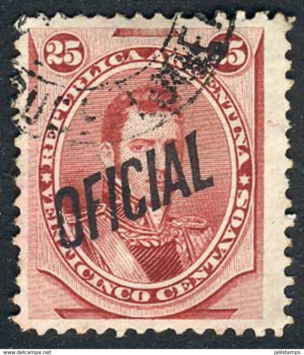 364 ARGENTINA: GJ.26, Used, Very Fine Quality. Catalog Value US$25. - Oficiales