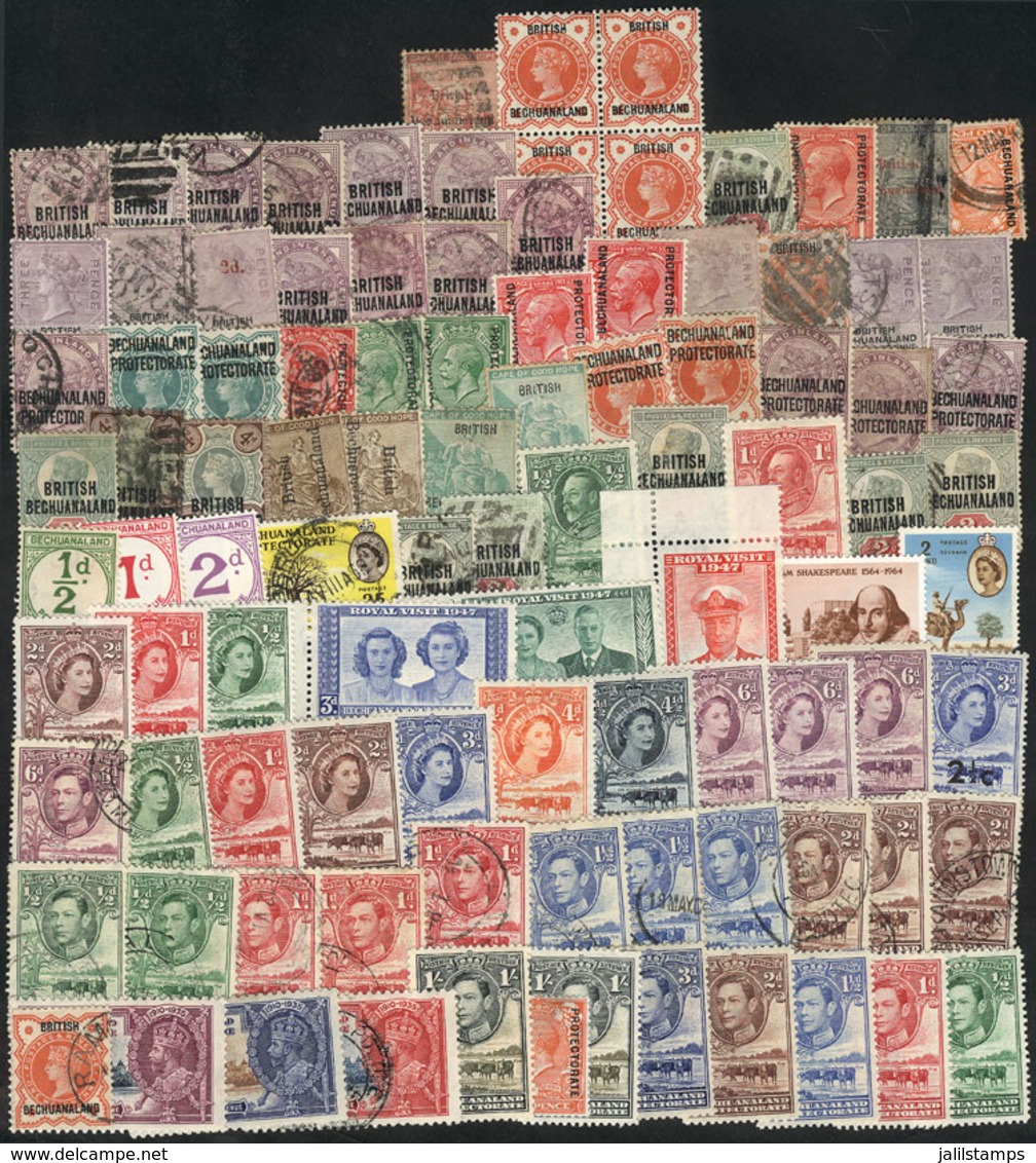 599 BECHUANALAND: Lot Of Varied Stamps, Fine General Quality (some With Minor Defect - Other & Unclassified