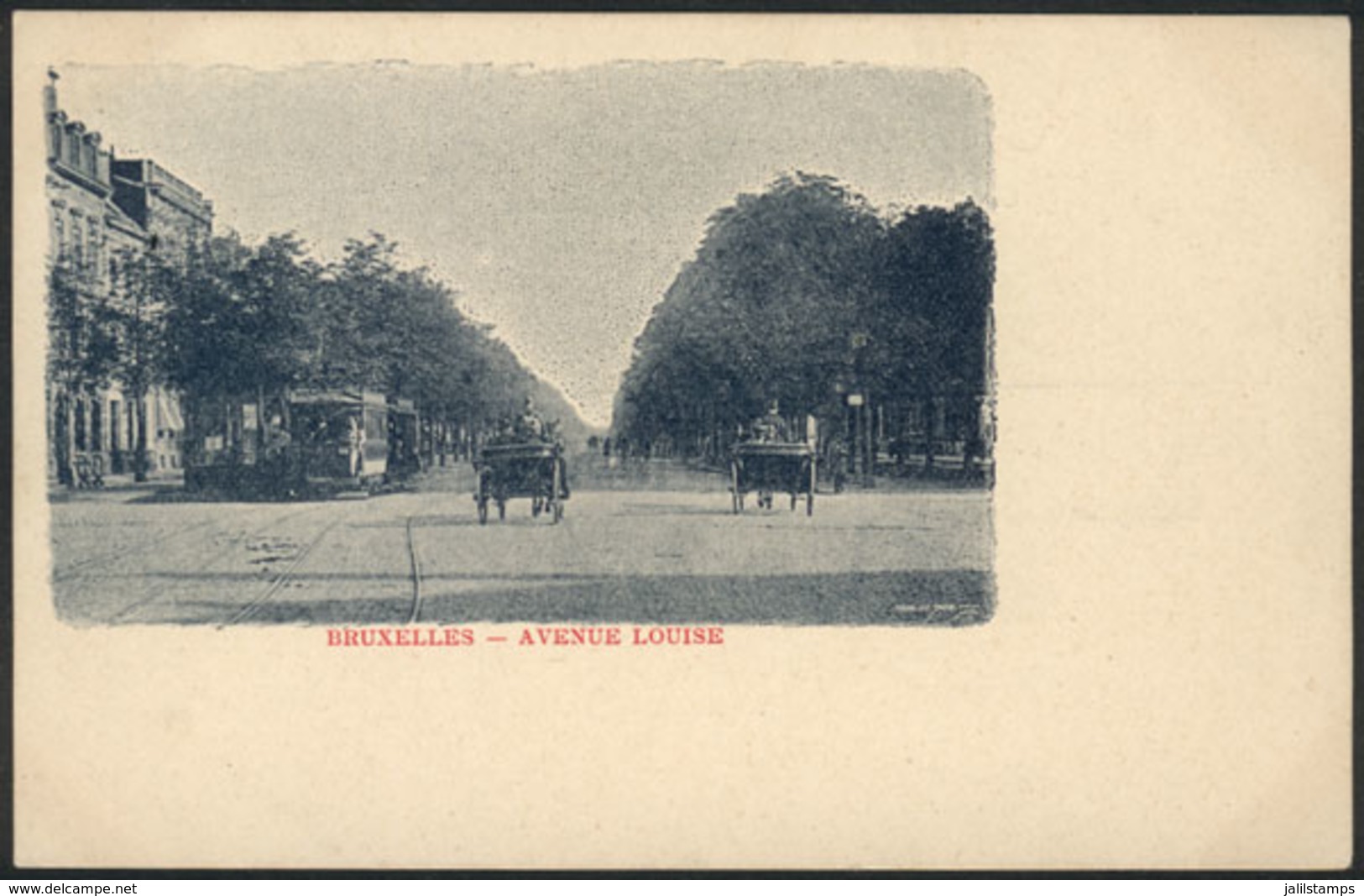 613 BELGIUM: BRUXELLES: Avenue Louise, Circa 1900, Unused, Excellent Quality! - Otros & Sin Clasificación