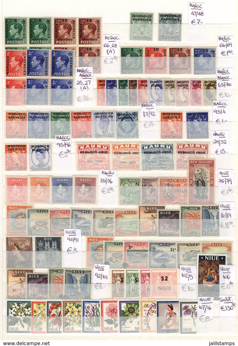 746 BRITISH COLONIES: Accumulation Of Sets And Stamps In Stockbook, Most Unmounted A - Otros & Sin Clasificación