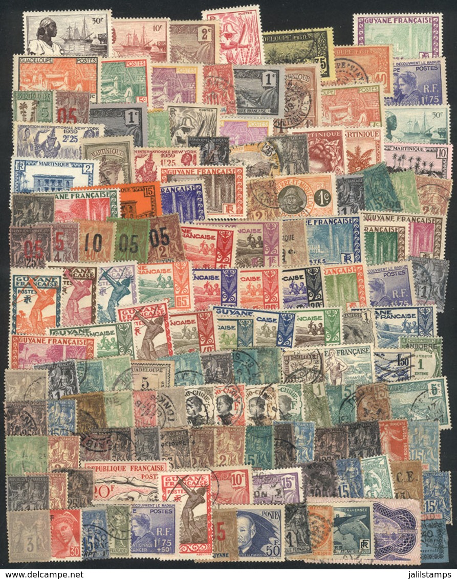 822 FRANCE + COLONIES: Lot Of Interesting Stamps, Mixed Quality (some With Defects, - Other & Unclassified
