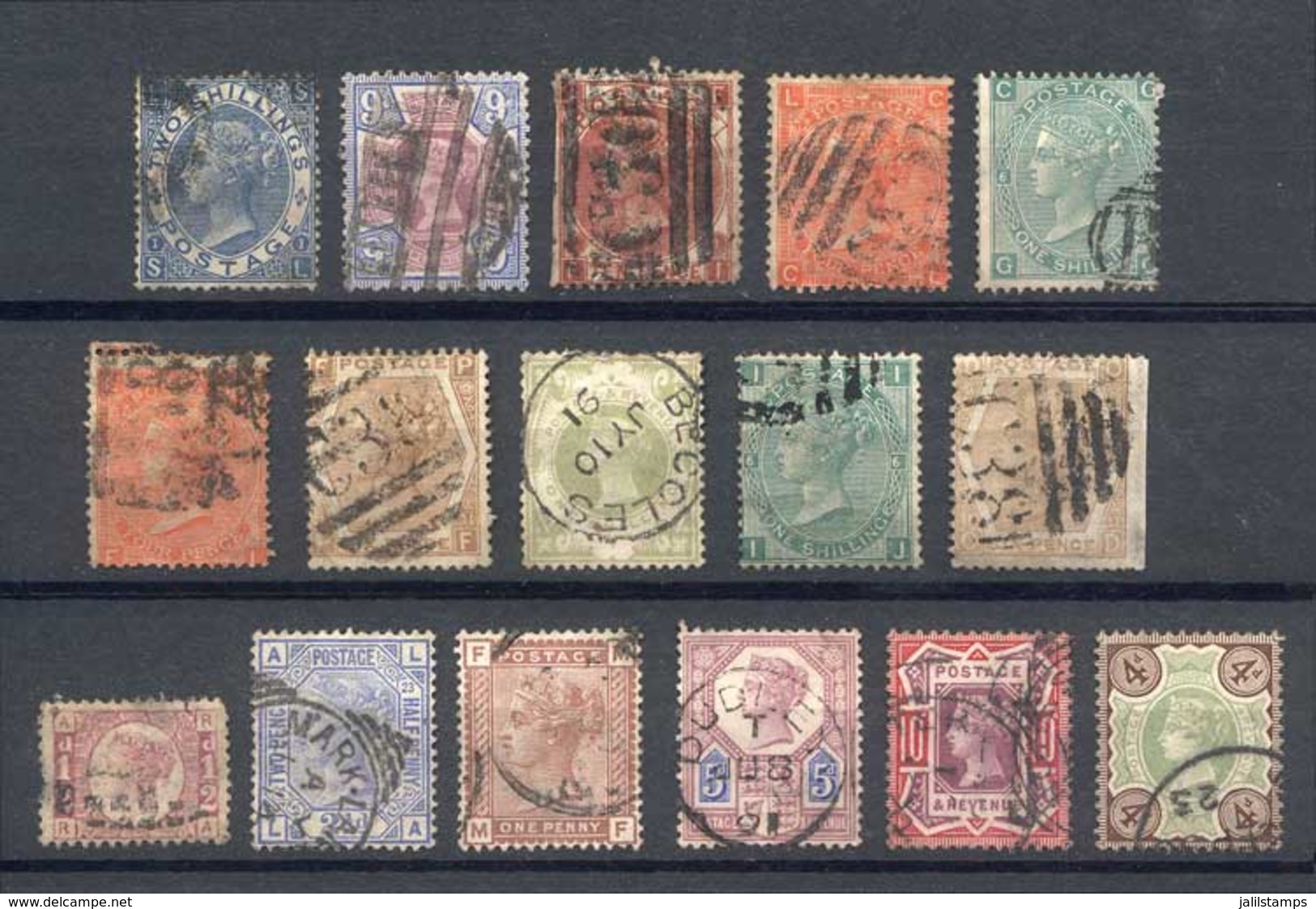 836 GREAT BRITAIN: Small Lot Of Very Old Stamps, General Quality Is Fine To Very Fin - Oficiales