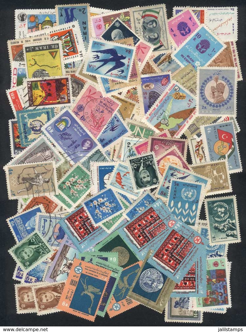 870 IRAN: Lot Of Stamps And Sets, Used And Mint (with Hinge Marks And/or Never Hinge - Iran