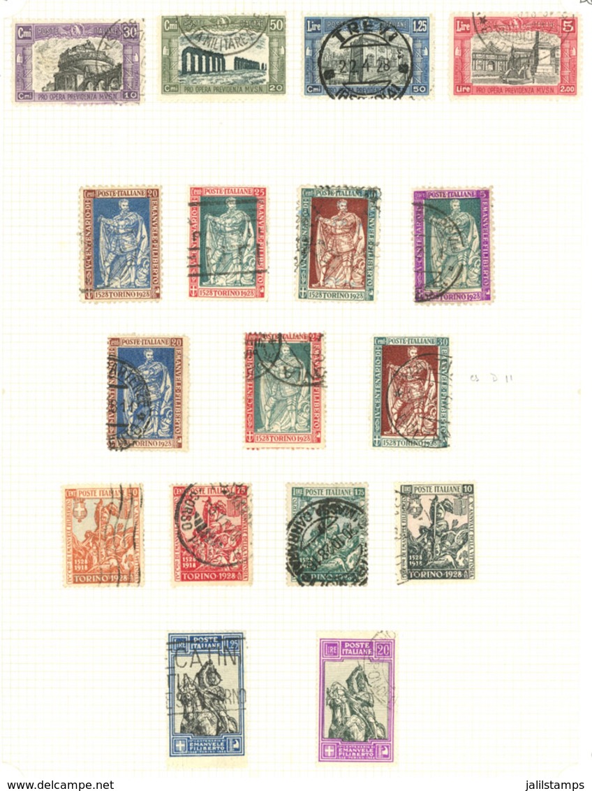 999 ITALY: Collection On Pages With Stamps And Sets Issued Between Circa 1926 And 19 - Sin Clasificación