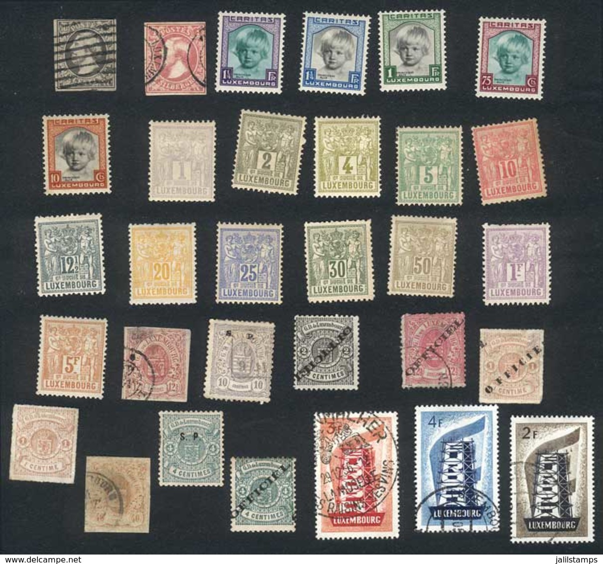 1015 LUXEMBOURG: Lot Of Stamps And Sets Of Varied Periods, Used And Unused, Mixed Qua - Autres & Non Classés