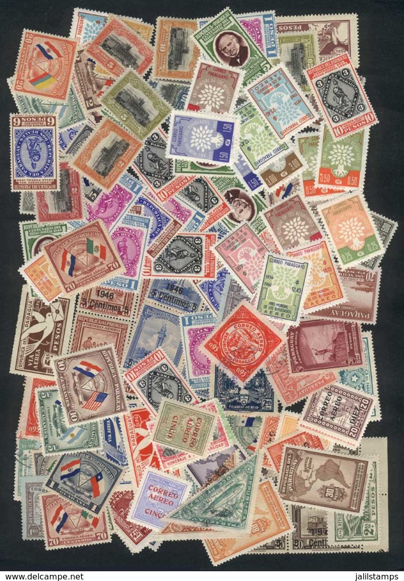 1098 PARAGUAY: Lot Of Stamps And Sets Of Varied Periods, Used And Mint (most Lightly - Paraguay
