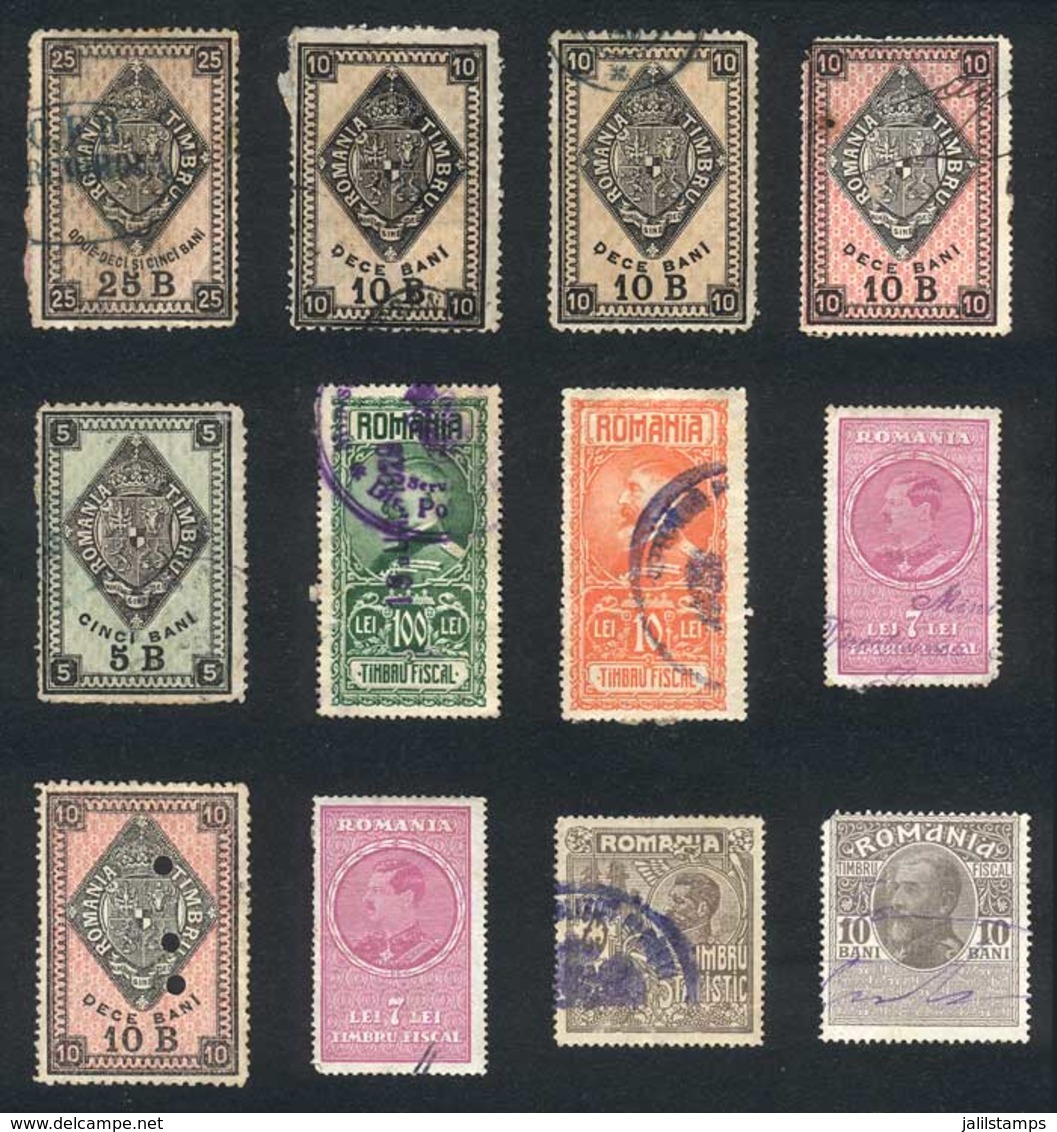 1157 ROMANIA: Lot Of Old Stamps, Very Interesting, Mixed Quality From Defective To Ve - Otros & Sin Clasificación