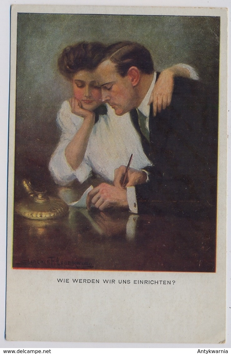 Clarence F. Underwood "A Problem Of Income" Vienne Munk   E861 - Underwood, Clarence F.