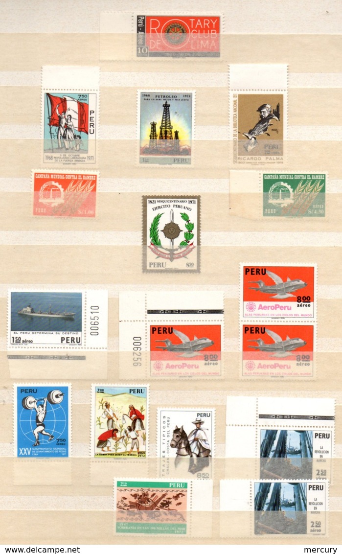 PEROU - Lot De Timbres Neufs TTB - Peru