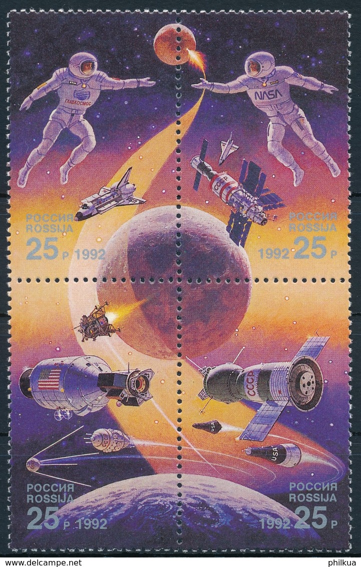 Russland Weltraummeeting 1992 - Einwandfrei Postfrisch/** - Russie & URSS