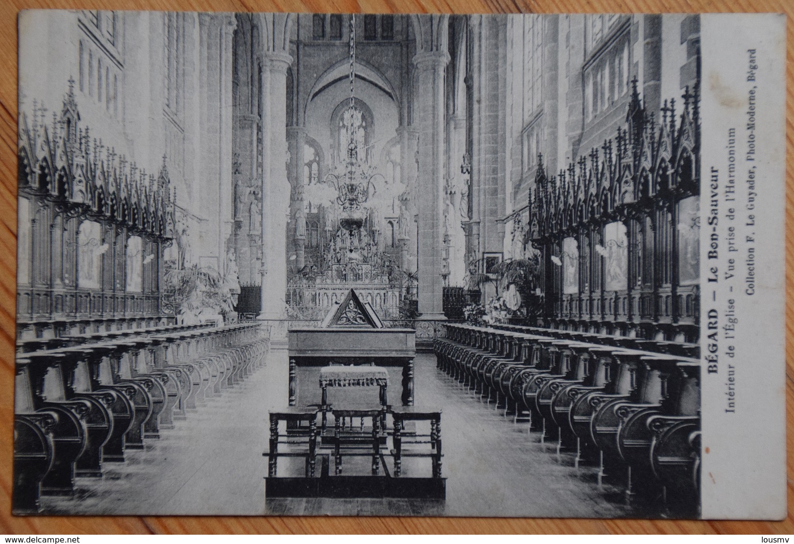 22 : Bégard - Le Bon-Sauveur - Intérieur De L'Eglise - Vue Prise De L'Harmonium - (n°13006) - Autres & Non Classés