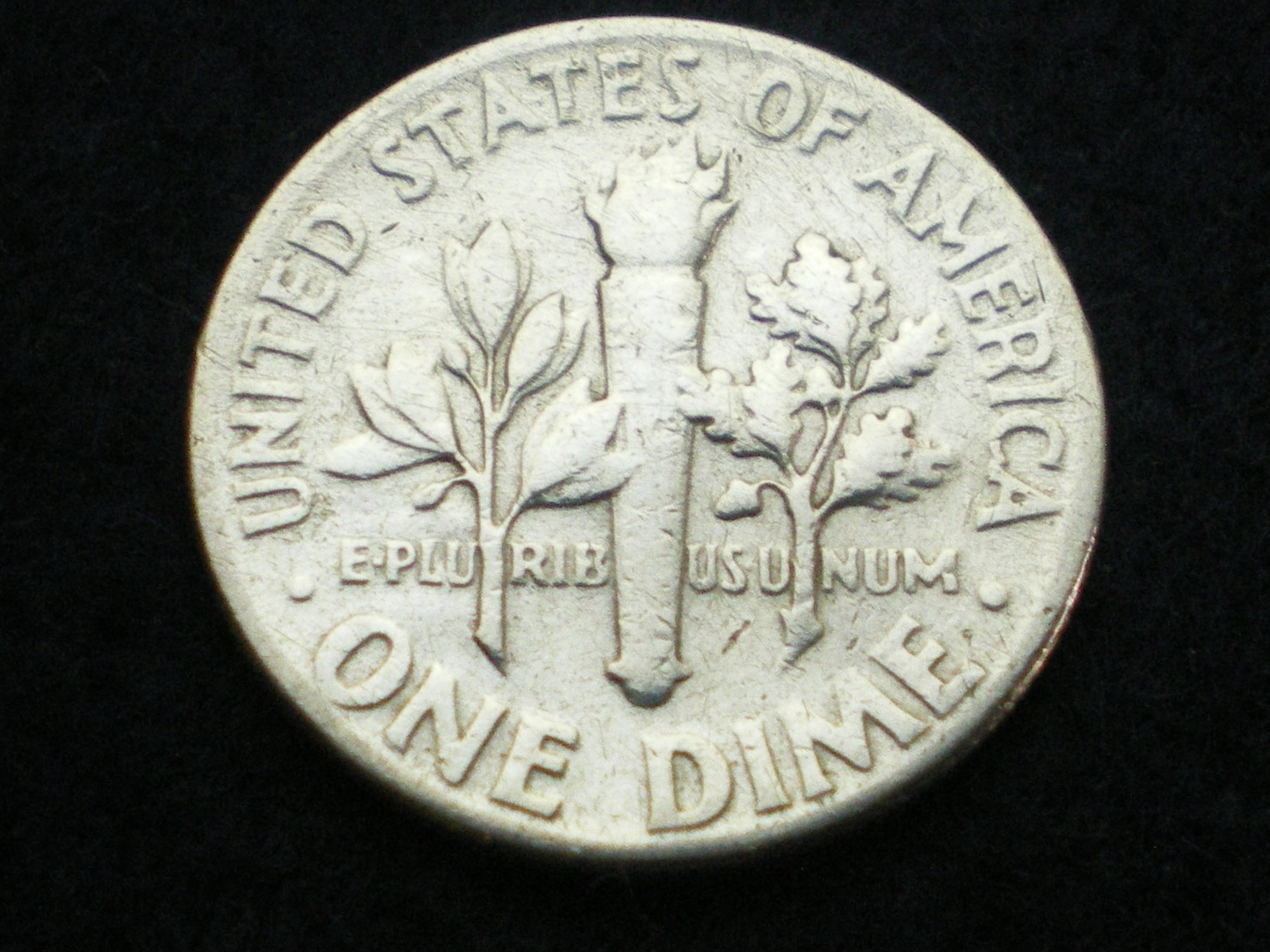 ONE DIME  ARGENT ETATS-UNIS ROOSEVELT  1947   ( Lot Plrg3/34 ) - 1946-...: Roosevelt