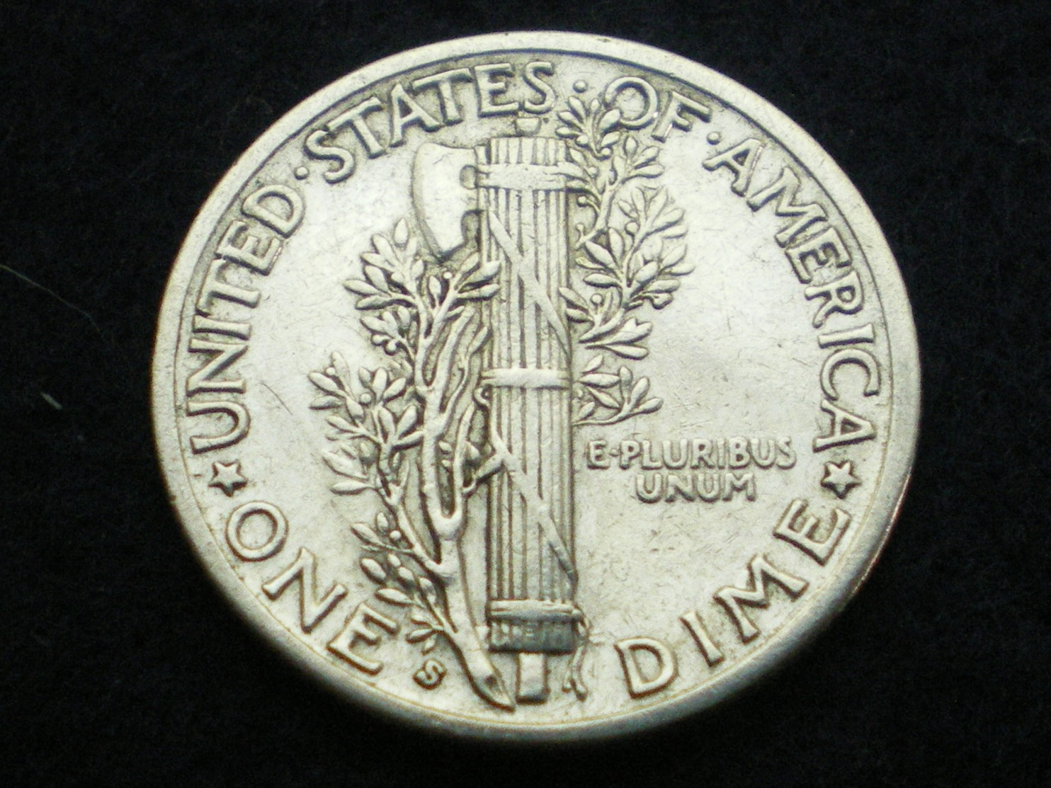 ONE DIME  ARGENT ETATS-UNIS MERCURY 1936 S   ( Lot Plrg3/36 ) - 1916-1945: Mercury (Mercure)