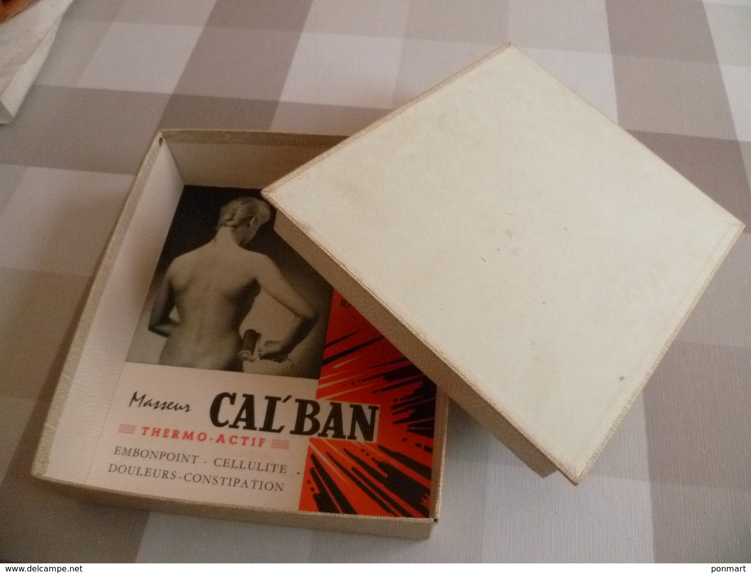 Appareil Vintage De Massage Cal'Ban Avec Sa Boite Publicité - Autres Appareils