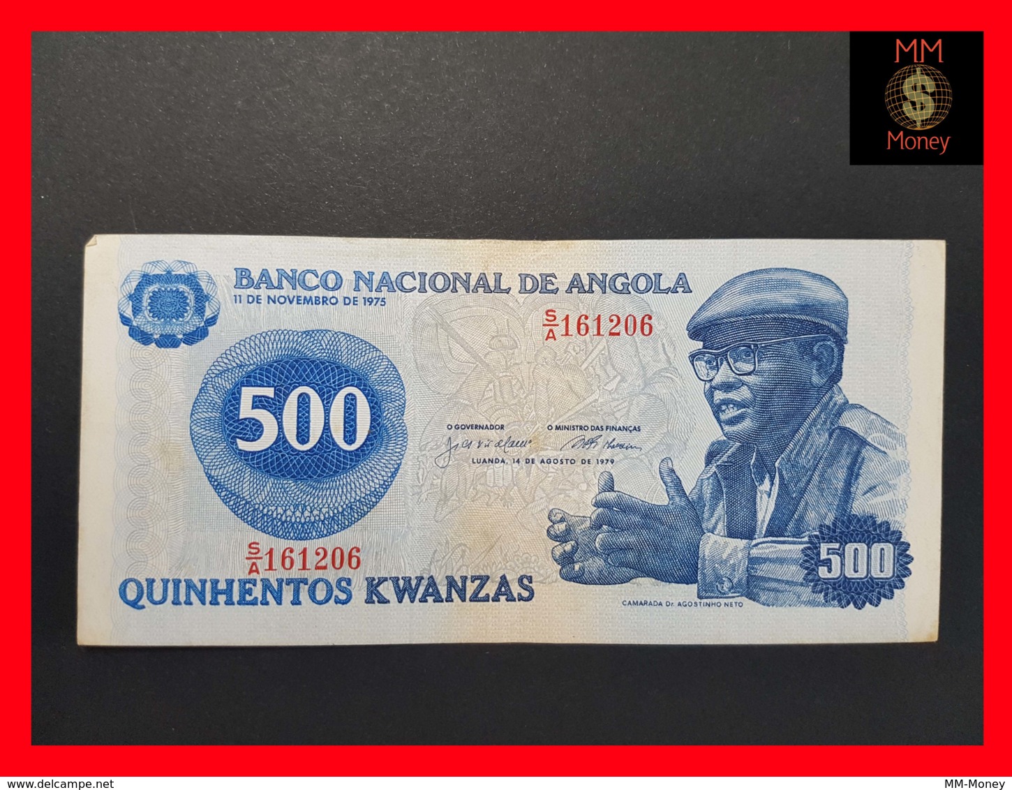 ANGOLA 500 Kwanzas 14.8.1979 P. 116 VF - Angola