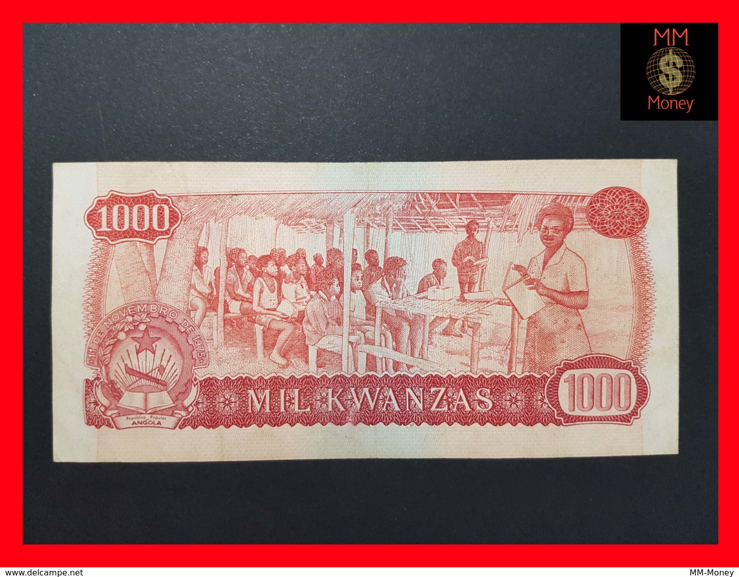 ANGOLA 1.000 1000 Kwanzas 14.8.1979 P. 117 VF - Angola