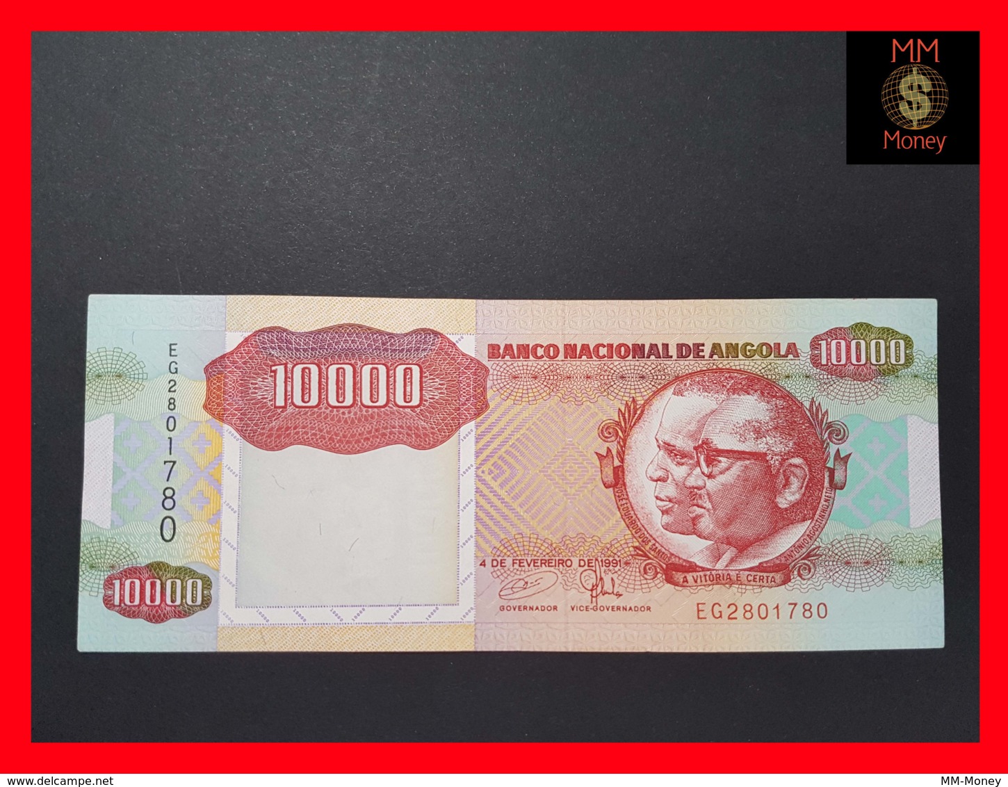 ANGOLA 10.000 10000 Kwanzas 4.2.1991 P. 131 B  UNC - Angola